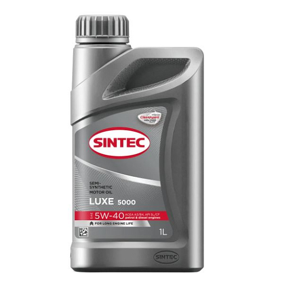 Моторное масло SINTEC Luxe SL/CF  5W-40   1 л. п/синт.