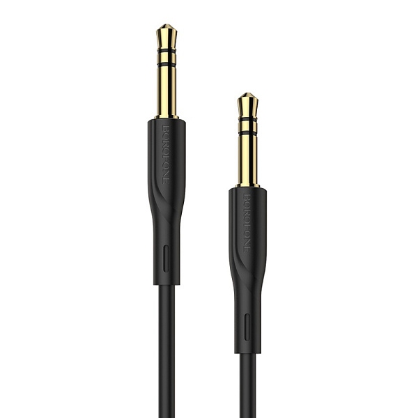 Аудиокабель AUX 3.5 мм Borofone Audiolink BL1 высокое разрешение 1 м.