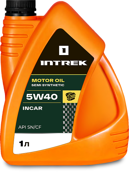 Моторное масло INTREK INCAR SN/CF  5W-40  1 л. п/синт.