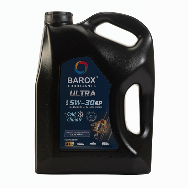 Моторное масло BAROX ULTRA 5W-30 SP ILSAC GF-6 синт.  4 л.