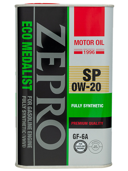 Моторное масло Zepro Eco Medalist  0W-20  1 л. синт.
