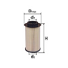Топливный фильтр  DIFA DIFA6321E