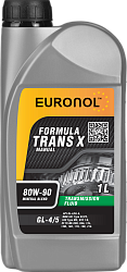 Трансмиссионное масло EURONOL TRANS X  80W-90 GL-4/5  1 л. мин.